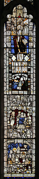 The east window of St Andrew's Church, Greystoke, Cumbria
