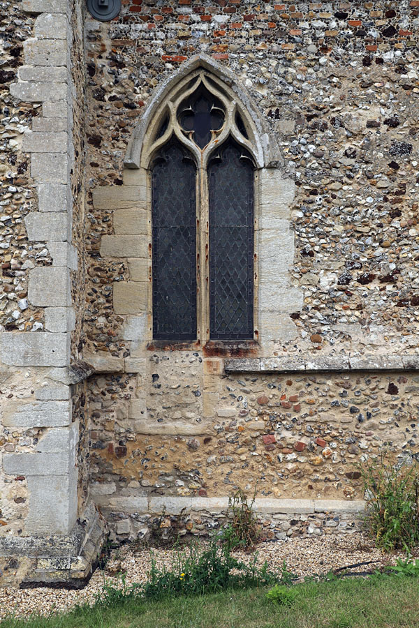 St Andrew's Church, Barton Bendish, Norfolk. Low side window
