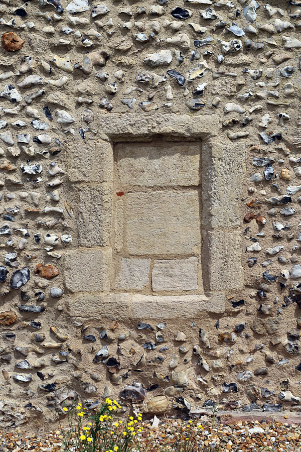 All Saints Church, Threxton, Norfolk. Low side window