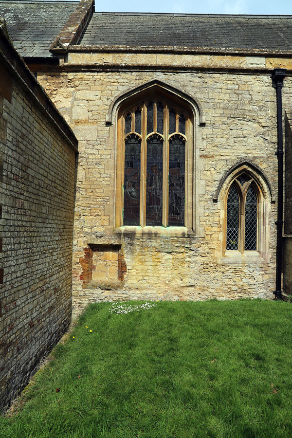 St John the Baptist, Bliaworth, Northamptonshire, low side window
