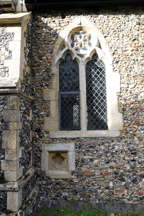 St Nicholas, Stanningfield, Suffolk. Low side window