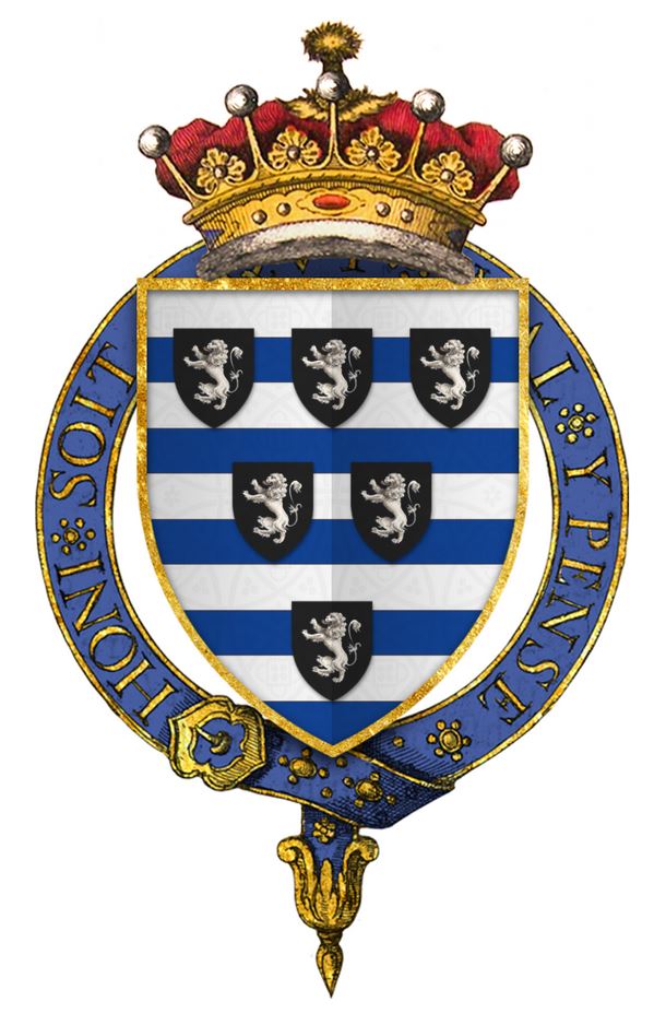 Arms of Thomas Cecil, 1st Earl of Exeter